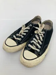 CONVERSE コンバース スニーカー ブラック キャンバス 無地 ブランドロゴ 紐 ローカット