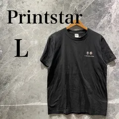 【美品】Printstar Tシャツ 半袖 L ブラック 黒 レディース
