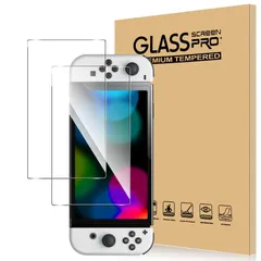 【在庫処分】For Switch 2 フィルム ガラスフィルム スイッチ2/Switch2保護フィルム 対応 高透過率 高感度タッチ 硬度9H 指紋防止 Greerass 気泡防止 撥水撥油 耐衝撃 貼り付け簡単 液晶保護 超薄飛散防止