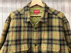 タータン フランネル カーゴベスト グリーンチェック supreme