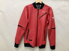 ブルゾン OAKLEY ブルゾン 赤 黒 M