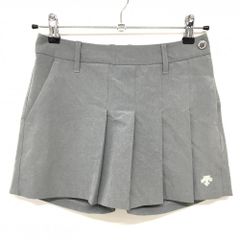 DESCENTE GOLF ストライプ プリーツ スカート グレー 64 - メルカリ