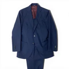 85d9 《美品》 Loro Piana ロロピアーナ シングルスーツ セットアップ サイズ44 ネイビー フォーマル ビジネス 最高級t18r