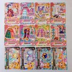 ① 大空あかり 12枚セット ドリーミースタートップス ドリーミースタースカート フラワープリンスジャケット フラワープリンスシューズ ガールズマジックプリーツ ガールズマジックブーツ オデットスワンウィングティアラ ほか ／ アイカツ！Aikatsu！