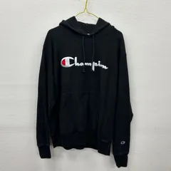Y184 champion パーカー スウェット M 黒 リバースウィーヴ チャンピオン 古着卸 アメリカ仕入