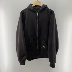 あ*様 carhartt 裏サーマルジップパーカー ブラック 襤褸 2XL フェ carhartt カーハート 裏サーマル ジップアップ パーカー ダブル