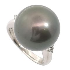 黒蝶真珠15.4mmPt900リング - メルカリ