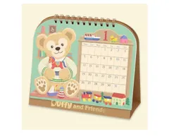 ディズニーシー限定　ダッフィー＆フレンズ 卓上カレンダー 2026年 (令和8年) 月曜始まり