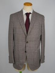 RAVAZZOLOラヴァッツォーロ シルクウールグレーチェックジャケット50 