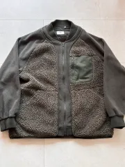 ユニクロ x ホワイトマウンテニアリング フリース ジップアップ / XL / カーキ