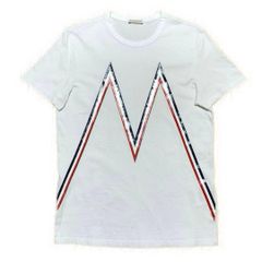 美品☆ モンクレール Tシャツ ホワイト S 国内正規品 3S661 - メルカリ