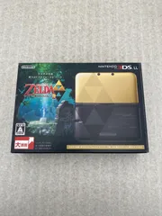 ◆ニンテンドー3DSLL本体 ゼルダの伝説 神々のトライフォース2 パック ※ソフト付属なし　0012568625　ジャンク