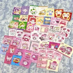 包装用品 ミミ ピアノ様デザイン ドド レレ ミミ等 コレクション用スティッカーシール 50種 ミックス