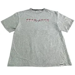 Sean John ショーンジョン ロゴＴシャツ グレー(メンズ XL相当)中古 古着 X7983のサムネイル