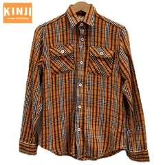 【中古】　SUGAR CANE　長袖シャツ　シャツ　長袖　チェック　ネル　フランネル　コットン　フロントポッケ　東洋エンタープライス　SC24405　アメカジ　古着　/1555