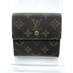 LOUIS VUITTON　ルイヴィトン　モノグラム ポルトモネ ビエ カルト クレディ 二つ折り財布 Wホック PVC M61652 シリアル：TH0934
