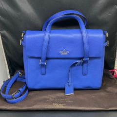 美品 モダルー シボ革 2WAY ミニ ボストン バッグ ターコイズカラー 