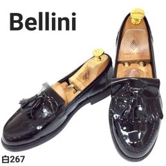 ベリーニ 美品 タッセル エナメル ローファー ブラック EU36 - メルカリ