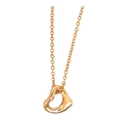 ティファニー オープンハート ネックレス Au750 (K18PG) レディース TIFFANY&Co.【中古】 【ジュエリー】