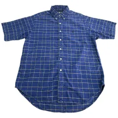 Polo by Ralph Lauren ポロ ラルフローレン BLAIRE ボタンダウン シアサッカーシャツ チェック ブルー(メンズ M)中古 古着 X7997