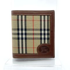 バーバリー 二つ折り財布 ノバチェック ホースロゴ BURBERRY 財布 革 Burberry 二つ折り財布 レザー ノバチェック ウォレット ホースロゴ