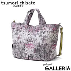 ツモリチサト トートバッグ レディース 大きめ tsumori chisato CARRY バッグ ブランド トート 女性 A4 かわいい 花柄 2WAYバッグ 2WAY ショルダー コットン 綿 おしゃれ キルティング Together 50901 ブラックのサムネイル