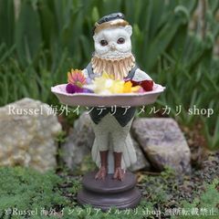 石造り フクロウ オーナメント 庭 ガーデニング高さ48センチ 石造り フクロウ オーナメント 庭 ガーデニング高さ48センチ - メルカリ