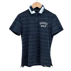   adidas golf  アディダスゴルフ　半袖ポロシャツ　ネイビー　レディース　Mサイズ【ZY10】