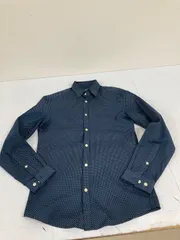 送料無料★H&M エイチアンドエム★長袖シャツ　トップス★メンズ　Sサイズ★ネイビー　#80409sj110