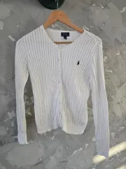 ポロ ラルフローレン ケーブル編み カーディガン サイズ XL (16)
