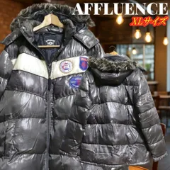 AFFLUENCE アフランス ワッペン フライトジャケット 中綿ジャケット LLサイズ グレー