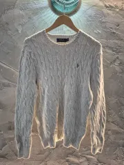 ポロラルフローレン ケーブルニット アイボリー M