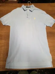 ポロ ラルフローレン スカイブルー 半袖 ポロシャツ M