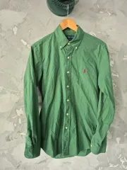 ポロラルフローレン グリーン シャツ S