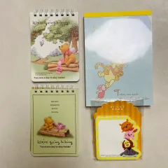 ディズニーくまのプーさんメモ帳ポストイットノート文具類ディズニーストアツムツム썸썸