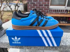 アディダス ガゼル ブルー ブラック インドア ガゼル インドア ブライト ブルー コア ブラック