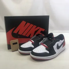 01w-6420 ナイキ NIKE 29.0cm UK10 EU45 AIR JORDAN1 BLACK TOE white black varsity red cz0790-106 エアジョーダン 1 レトロ ロー OG AJ1 ブラックトゥ 靴【中古品】