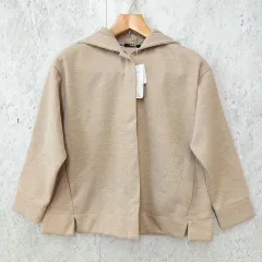 Style Note スタイルノート フード付 ワイド ブルゾン ジッパー パーカー コート ベージュ Lサイズ ◎、〇◇☆のサムネイル