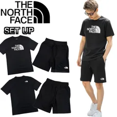 ザ ノースフェイス セットアップ 半袖 Tシャツ 2点セット ブラック NF0A8B6J/NF0A8GQB 上下 ボトムス ハーフドーム ロゴ ハーフパンツ プリントロゴ THE NORTH FACE