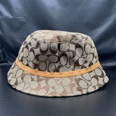 yngfled様専用】COACH バケットハット ブラウン - メルカリ