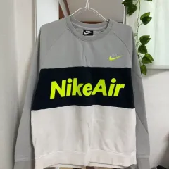 ナイキ エア 蛍光 バイカラー スウェット M