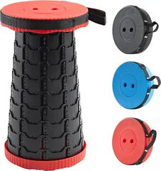 【全品15%OFFクーポン！】VECELO 即納 折りたたみ椅子 1脚 アウトドア コンパクト 軽量 折りたたみチェア 椅子 携帯椅子 折畳椅子 伸縮式 超軽量 コンパクト 一秒開閉 野外レジャー用 組立不要 ピクニック BBQバーベキューのサムネイル