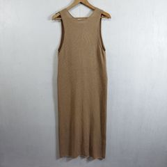 特別価格 販売 カネコイサオ／ベージュノースリーブワンピース＆長袖 