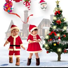 サンタ コスプレ キッズ クリスマス 子ども  衣装 ベビー コスチューム 新品未使用