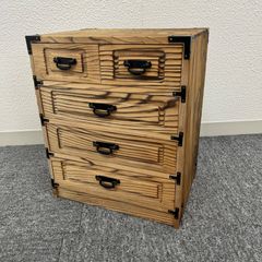 アンティーク風 木製 小物チェスト 8引き出し 和風 収納 ミニ箪笥 和