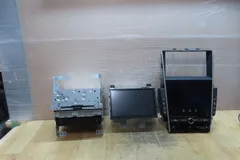 動作保証付★F6033/日産純正 スカイライン HV37 253914GA1B　オーディオデッキ ナビ エアコンスイッチ パネル　取り外すまで正常稼働