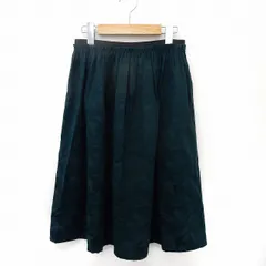 アーバンリサーチ URBAN RESEARCH スカート フレア ギャザー 総柄 ウエストゴム 膝丈 ONE グリーン 緑 /ST5