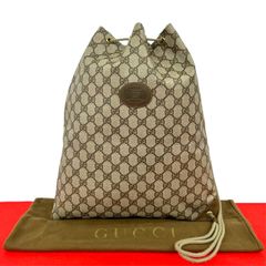 グッチ GUCCI GGスプリーム タイガーリュックサック 巾着バッグ 値下げ