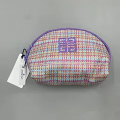 新品未使用　GIVENCHY ジバンシー　化粧ポーチ　マルチポーチ　マルチケース　4Gロゴ　レザー　PVC マルチカラー　パープル　紫　y2kのサムネイル