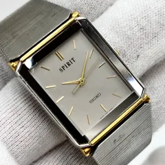 【稼動/90s】SEIKO セイコー SPIRIT スピリット 腕時計 クォーツ メンズ ヴィンテージ